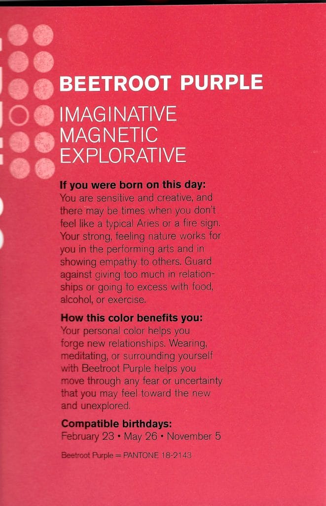 Pantone Color of the Day April 6