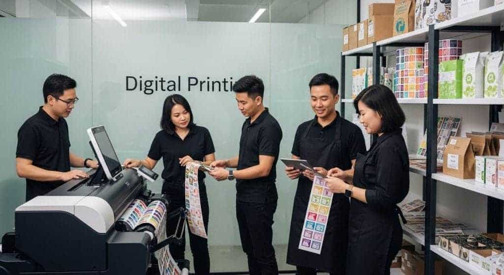 digital printing workspace
