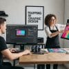 trapping print design process