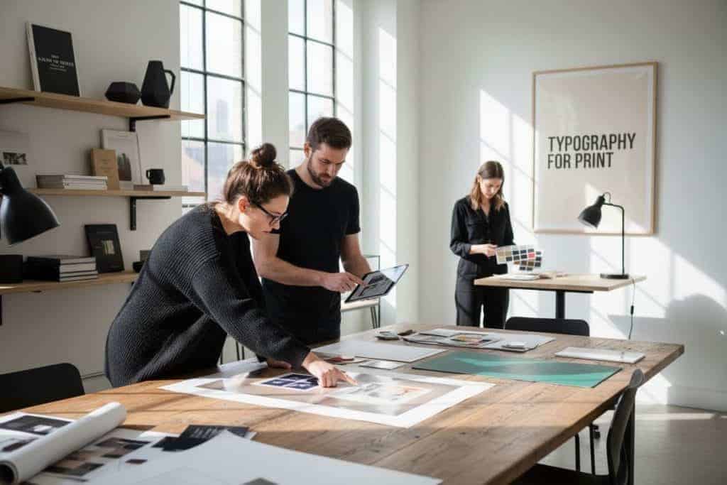 print studio typography
