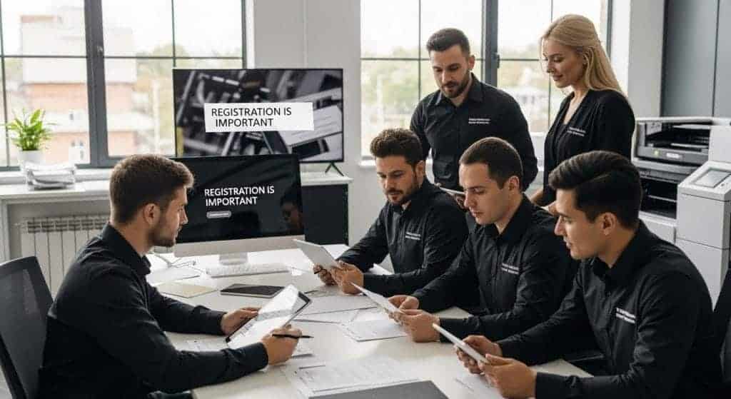 registration manufacturing team