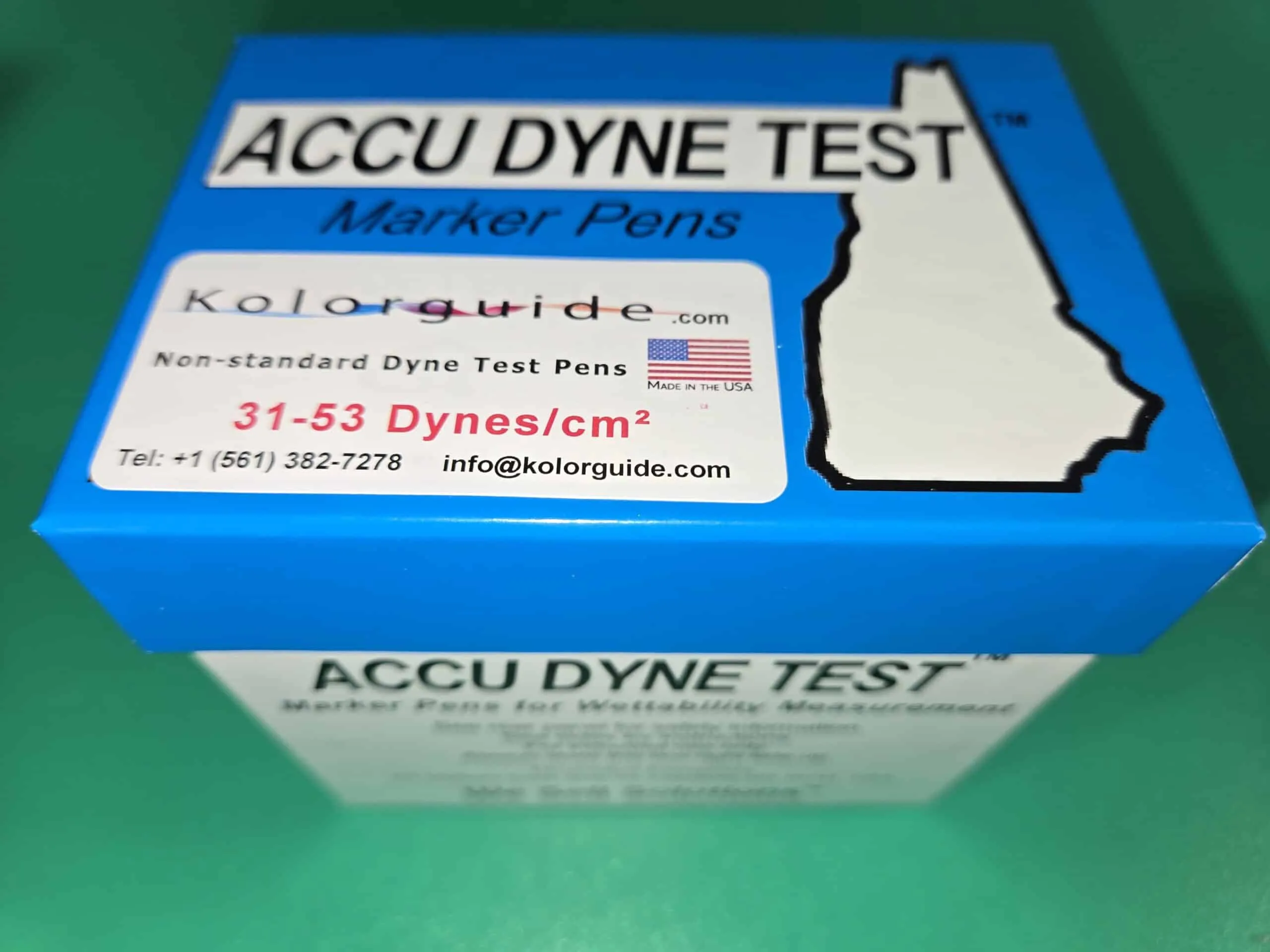 Accu-Dyne, Non-Standard test pens